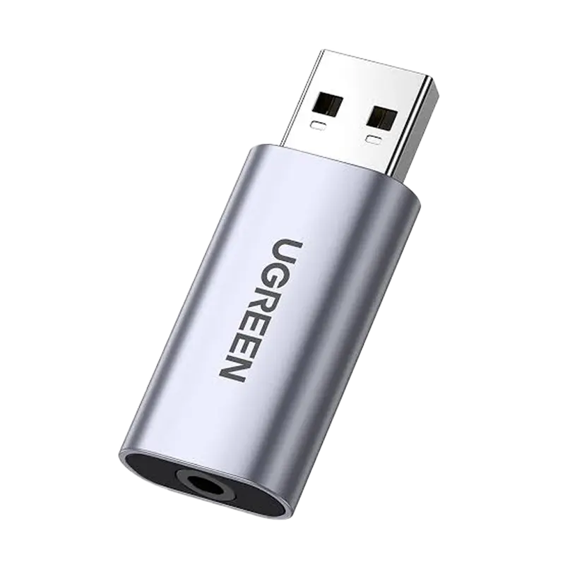 UGREEN CM383 USB-A to 3.5mm Audio Jack External Stereo Sound Adapter Mascom International.webp